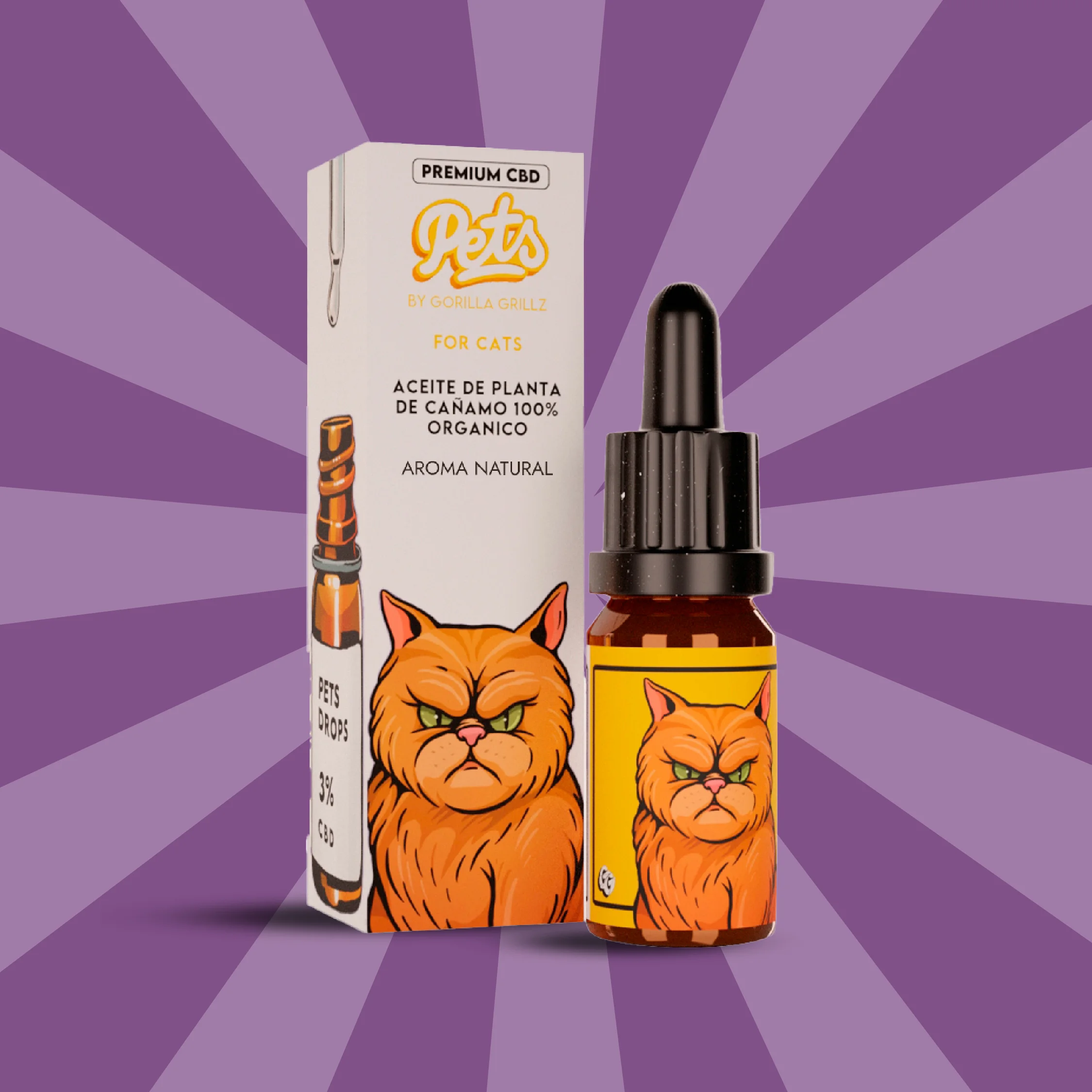Aceite CBD Gatos 3% 10ml